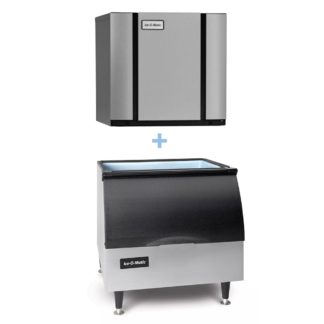 Ice-O-Matic CIM0836HA/B25PP 896 lb Half Cube Ice Maker w/ Bin - 242 lb Storage, Air Cooled, 208-230v/1ph