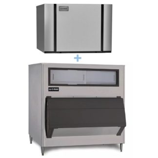 Ice-O-Matic CIM1446FA/B1000-48 1560 lb Full Cube Ice Maker w/ Bin - 1000 lb Storage, Air Cooled, 208-230v/1ph