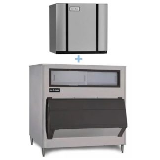 Ice-O-Matic CIM1446FW/B1325-60 1560 lb Full Cube Ice Maker w/ Bin - 1325 lb Storage, Water Cooled, 208-230v/1ph