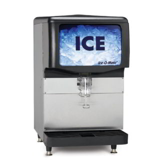 Ice-O-Matic IOD150 Countertop Cube or Nugget Ice Dispenser - 150 lb Storage, Cup Fill, 115v