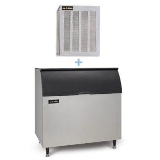 Ice-O-Matic MFI0800A/B110PS 900 lb Flake Ice Maker w/ Bin - 854 lb Storage, Air Cooled, 115v