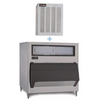Ice-O-Matic MFI0800A/B1300-48 900 lb Flake Ice Maker w/ Bin - 1320 lb Storage, Air Cooled, 115v