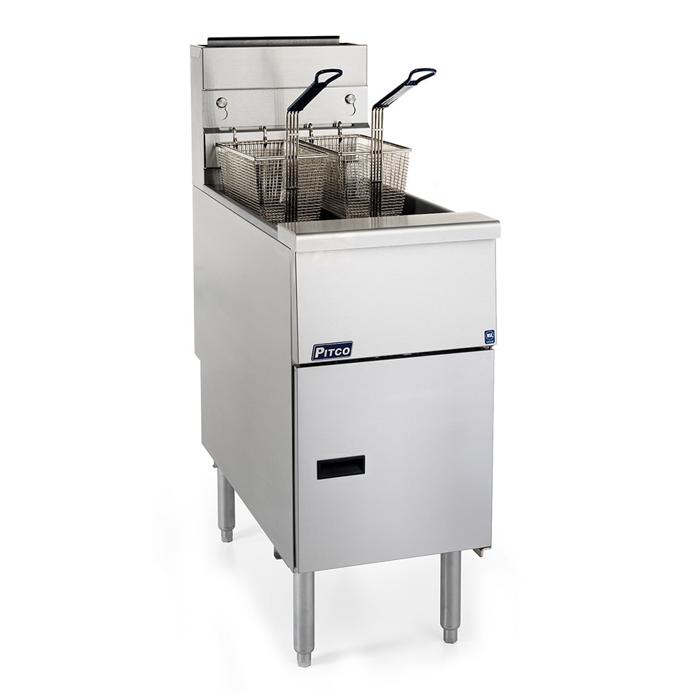 Pitco SG14RS Gas Fryer - (1) 50 lb Vat, Floor Model - Image 2