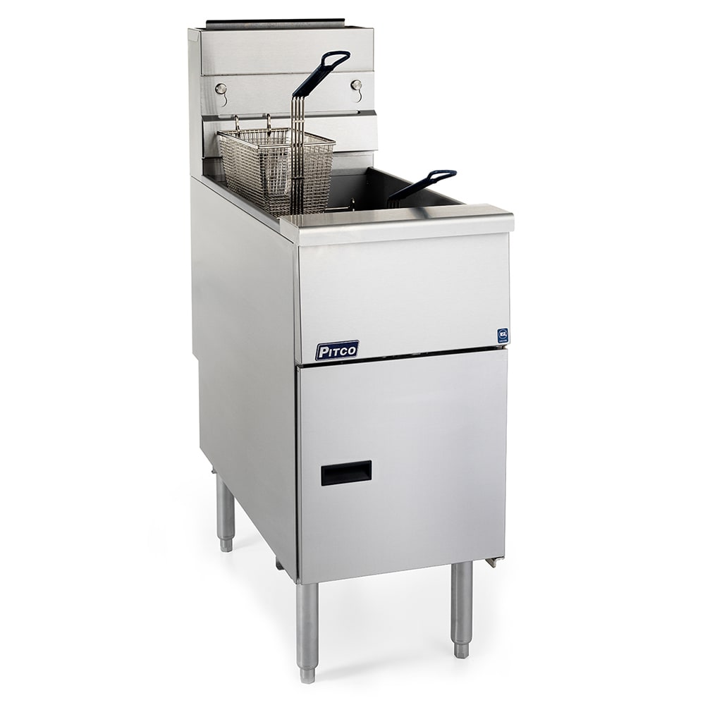 Pitco SG14RS Gas Fryer - (1) 50 lb Vat, Floor Model - Image 3