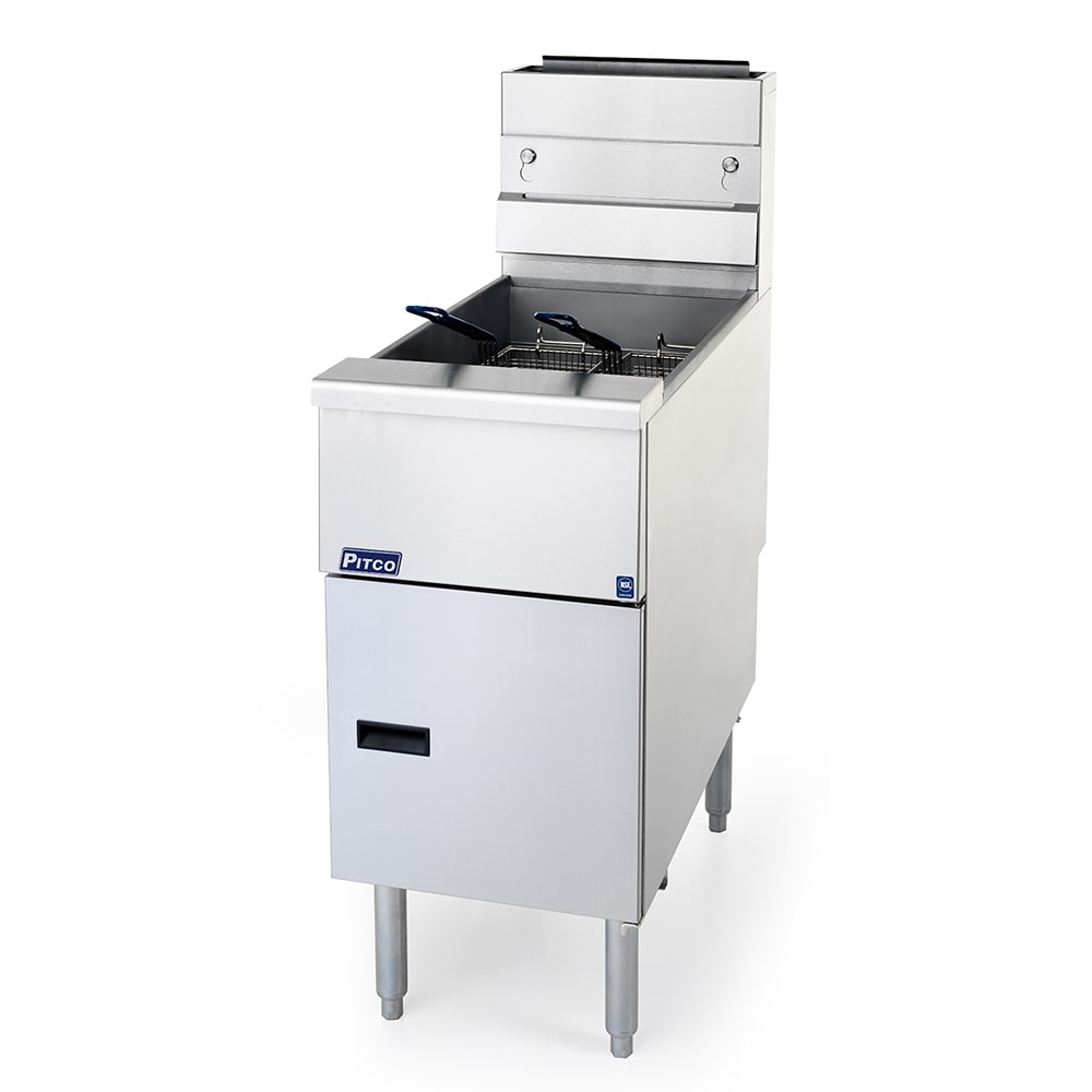 Pitco SG14RS Gas Fryer - (1) 50 lb Vat, Floor Model - Image 6
