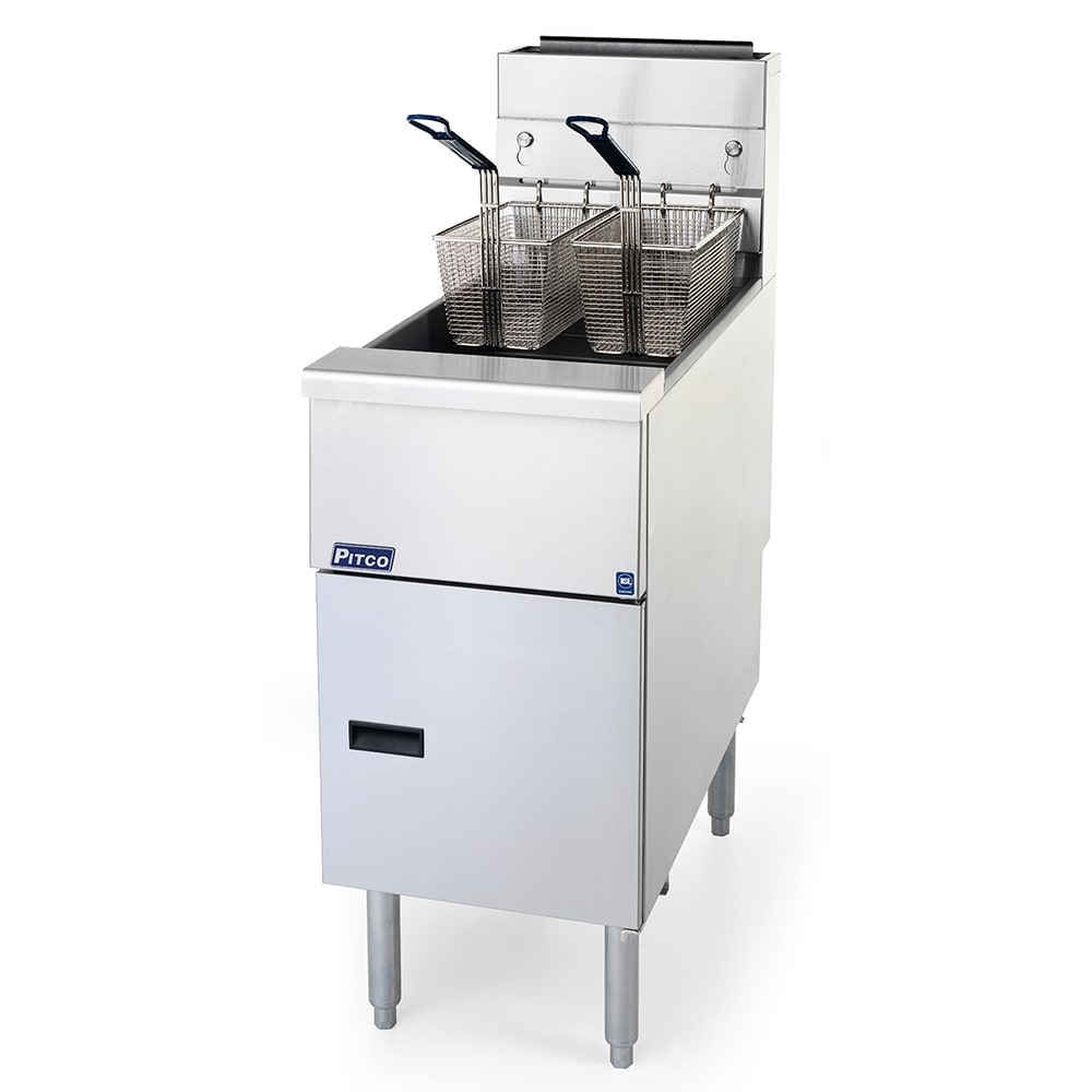 Pitco SG14RS Gas Fryer - (1) 50 lb Vat, Floor Model - Image 7