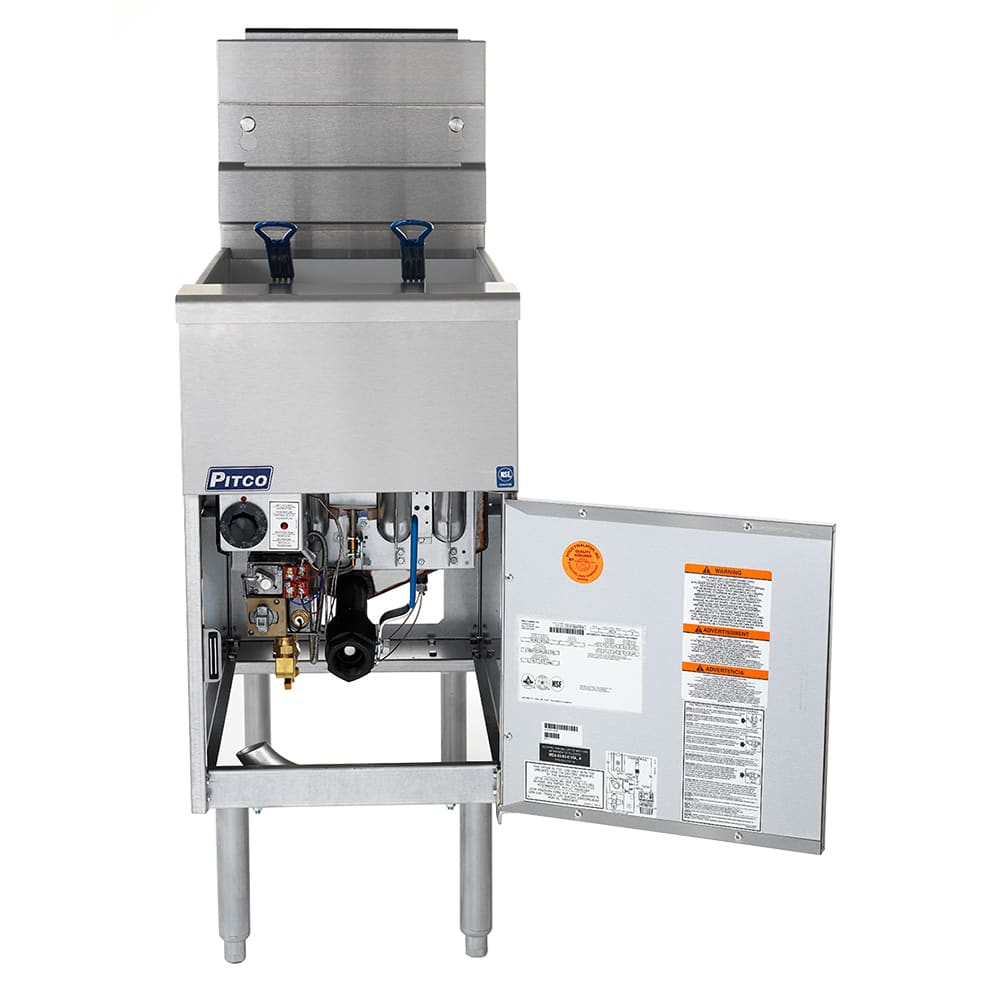 Pitco SG14RS Gas Fryer - (1) 50 lb Vat, Floor Model - Image 8