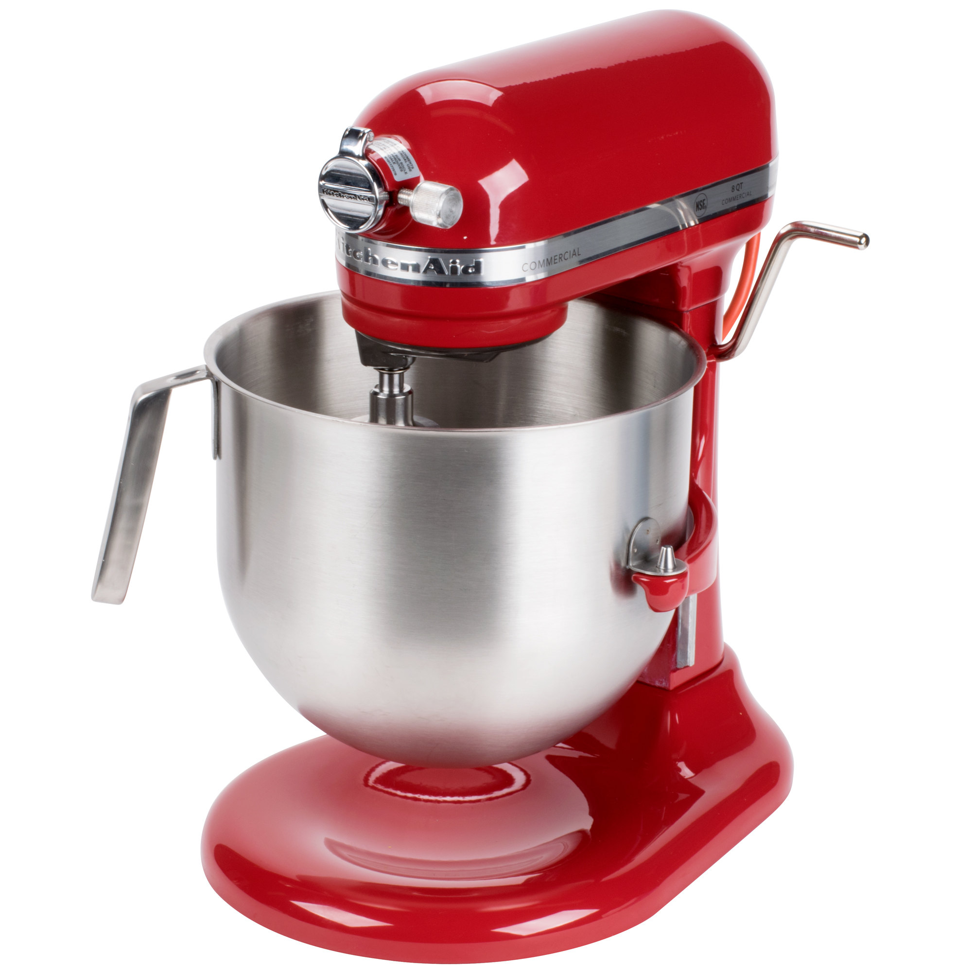 velfærd th Mandag KitchenAid Commercial Series 8-Qt Bowl Lift Stand Mixer Empire Red  (KSM8990ER) - Plant Based Pros