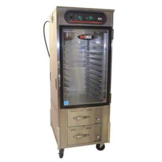 Carter-Hoffmann HL10-10-RW Full Height Insulated Mobile Heated Cabinet w/ (10) Pan Capacity, 120v