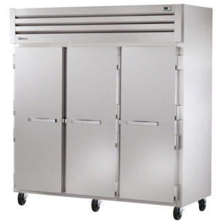 True STA3F-3S 78" Three Section Reach-In Freezer, (3) Solid Doors, 208 230v/1ph