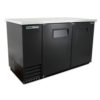 True TBB-2-HC 58 7/8" Bar Refrigerator - 2 Swinging Solid Doors, Black, 115v - Image 3