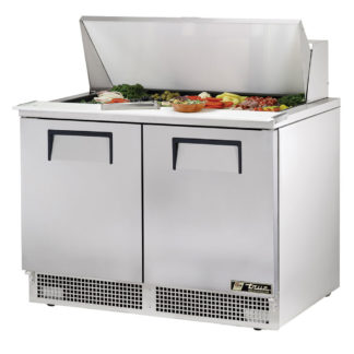 True TFP-48-18M 48" Sandwich/Salad Prep Table w/ Refrigerated Base, 115v