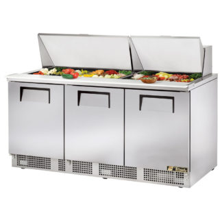 True TFP-72-30M 72" Sandwich/Salad Prep Table w/ Refrigerated Base, 115v