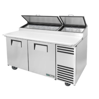 True TPP-AT-67-HC 67" Pizza Prep Table w/ Refrigerated Base, 115v