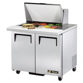 True TSSU-36-12M-B 36" Sandwich/Salad Prep Table w/ Refrigerated Base, 115v