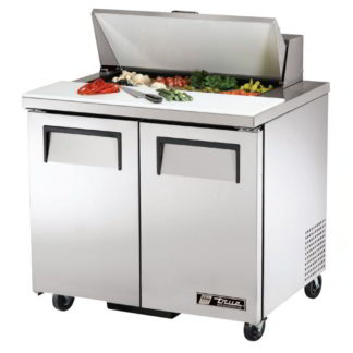 True TSSU-36-08 36" Sandwich/Salad Prep Table w/ Refrigerated Base, 115v