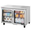 True TUC-48G-HC~FGD01 48" W Undercounter Refrigerator w/ (2) Sections & (2) Doors, 115v