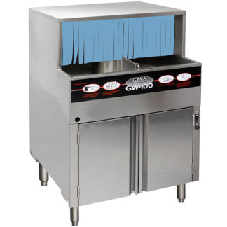CMA Dishmachines GW-100 Low Temp Rotary Undercounter Glass Washer - (1000) Glasses/hr, 120v