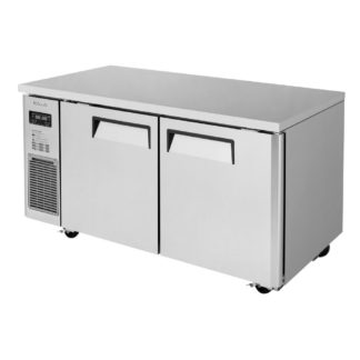 Turbo Air JURF-60-N 59" W Undercounter Refrigerator/Freezer w/ (2) Section & (2) Door, 115v