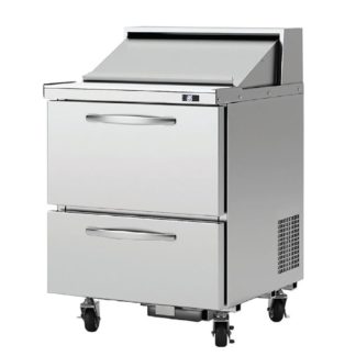Turbo Air PST-28-D2-N 27 1/2" Sandwich/Salad Prep Table w/ Refrigerated Base, 115v