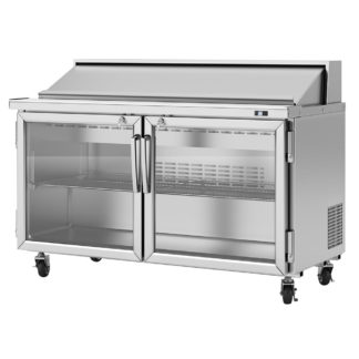 Turbo Air PST-60-G-N 60 1/4" Sandwich/Salad Prep Table w/ Refrigerated Base, 115v