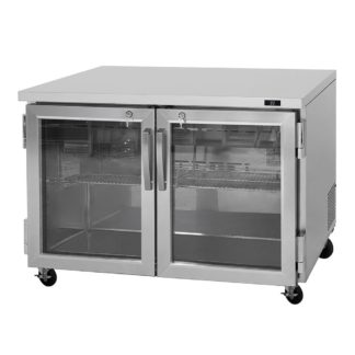 Turbo Air PUR-48-G-N 48 1/4" W Undercounter Refrigerator w/ (2) Sections & (2) Doors, 115v