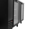 Turbo Air TBB-3SG-N 69" Bar Refrigerator - 2 Swinging Glass Doors, Black, 115v - Image 4