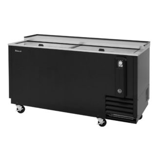 Turbo Air TBC-65SB-N6 65" Forced Air Bottle Cooler - Holds (528) 12 oz Bottles, Stainless Interior, 115v