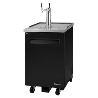 Turbo Air TBD-1SB-N6 24" Draft Beer System w/ (1) Keg Capacity - (1) Column, Black, 115v