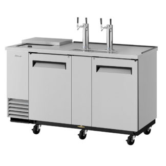 Turbo Air TCB-3SDD-N6 69 1/8" Draft Beer System w/ (3) Keg Capacity - (2) Columns, Stainless, 115v