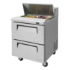 Turbo Air TST-28SD-D2-N 27" Sandwich/Salad Prep Table w/ Refrigerated Base, 115v - Image 3