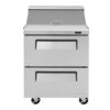 Turbo Air TST-28SD-D2-N 27" Sandwich/Salad Prep Table w/ Refrigerated Base, 115v - Image 4