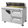 Turbo Air TST-48SD-D2-N 48 1/4" Sandwich/Salad Prep Table w/ Refrigerated Base, 115v