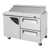 Turbo Air TST-48SD-D2-N 48 1/4" Sandwich/Salad Prep Table w/ Refrigerated Base, 115v - Image 2