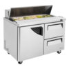 Turbo Air TST-48SD-D2-N 48 1/4" Sandwich/Salad Prep Table w/ Refrigerated Base, 115v - Image 5