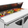 Turbo Air TST-48SD-N 48" Sandwich/Salad Prep Table w/ Refrigerated Base, 115v - Image 9