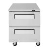 Turbo Air TUF-28SD-D2-N 27 1/2" W Undercounter Freezer w/ (1) Section & (2) Drawers, 115v - Image 2