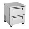 Turbo Air TUF-28SD-D2-N 27 1/2" W Undercounter Freezer w/ (1) Section & (2) Drawers, 115v - Image 3