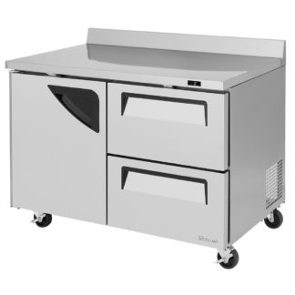 Turbo Air TWF-48SD-D2-N 48 1/4" W Worktop Freezer w/ (2) Sections, (1) Door & (2) Drawers, 115v