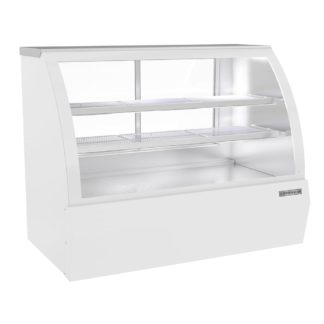 Beverage Air CDR5HC-1-W-D 60 1/4" Full Service Dry Deli Case w/ Curved Glass - (3) Levels, 120v