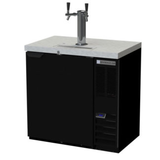 Beverage Air DD36HC-1-S 36" Draft Beer System w/ (1) 1/2 Keg Capacity - (1) Column, Stainless, 115v
