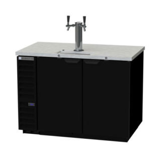 Beverage Air DD50HC-1-C-B 50 1/2" Draft Beer System w/ (2) Keg Capacity - (1) Column, Black, 115v