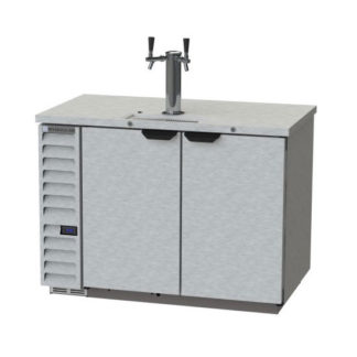 Beverage Air DD50HC-1-S 50 1/2" Draft Beer System w/ (2) Keg Capacity - (1) Column, Black, 115v