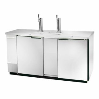 Beverage Air DD58HC-1-S 59" Draft Beer System w/ (3) Keg Capacity - (2) Columns, Stainless, 115v