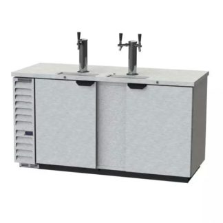 Beverage Air DD68HC-1-C-S 69" Draft Beer System w/ (3) Keg Capacity - (2) Column, Stainless, 115v