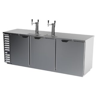 Beverage Air DD94HC-1-S 95" Draft Beer System w/ (5) Keg Capacity - (2) Column, Stainless, 115v