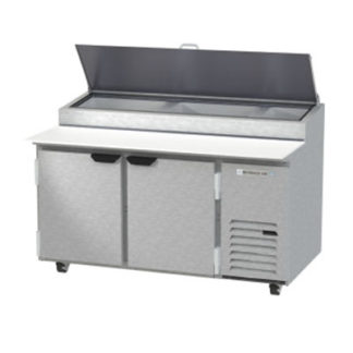 Beverage Air DP60HC 60" Pizza Prep Table w/ Refrigerated Base, 115v