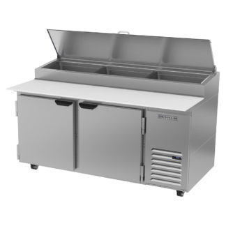Beverage Air DP67HC 67" Pizza Prep Table w/ Refrigerated Base, 115v