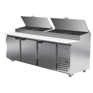 Beverage Air DP93HC 93" Pizza Prep Table w/ Refrigerated Base, 115v