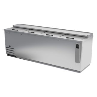 Beverage Air DW94HC-S-29 95" Forced Air Bottle Cooler - Holds (39) 12 oz Bottle Cases, Bottle Opener, 115v